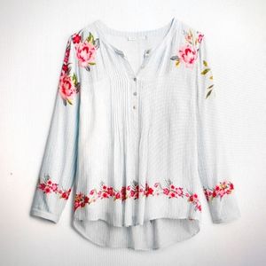 ***NWOT*** PALE SKY Terona Pleat Detail Top